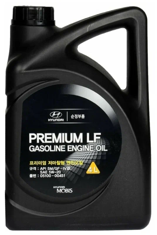 Hyundai Premium LF Gasoline 5W-20, 4 л