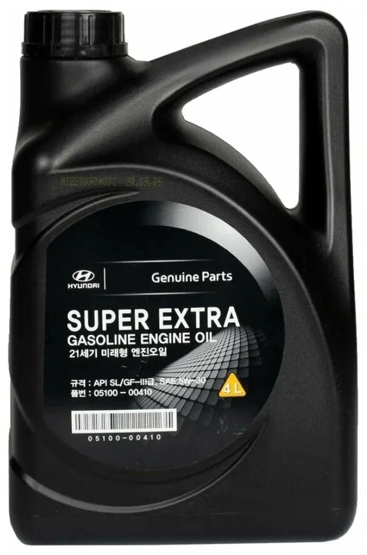 MOBIS Super Extra Gasoline 5W-30, 4 л