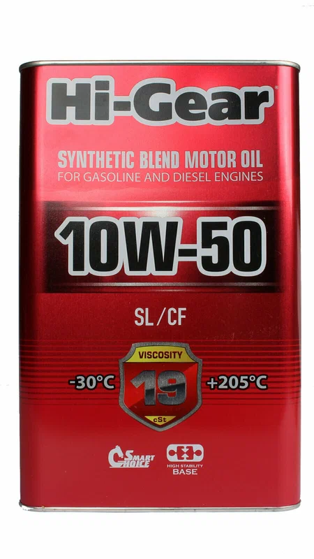 Hi-Gear 10W-50 SL/CF, 4 л